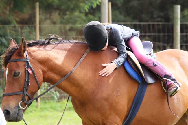 Expertly guided pony rides: Plettenberg Bay horse riding can be experienced by even toddlers.